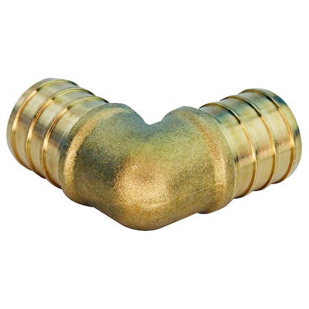 APOLLO PEX 3/4 in. Brass PEX Barb 90 Elbow Jar (25-Pack), 25PK APXE3425JR